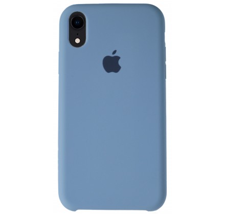 Чехол Silicone Case для iPhone XR светло-голубой