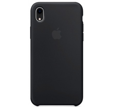 Чехол Silicone Case качество Lux для iPhone XR черный