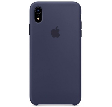 Чехол Silicone Case качество Lux для iPhone XR темно си...