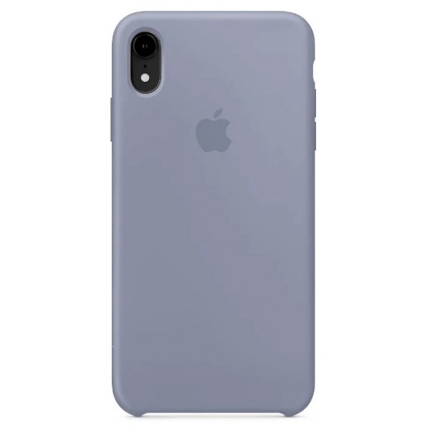 Чехол Silicone Case качество Lux для iPhone XR темно лавандовый