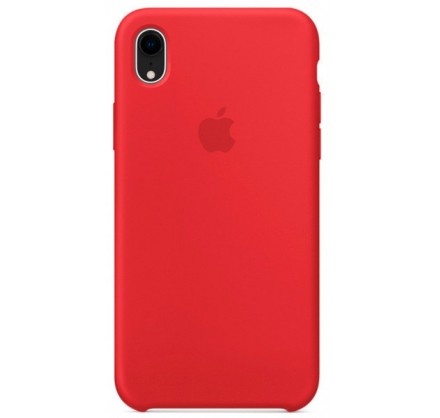 Чехол Silicone Case качество Lux для iPhone XR красный