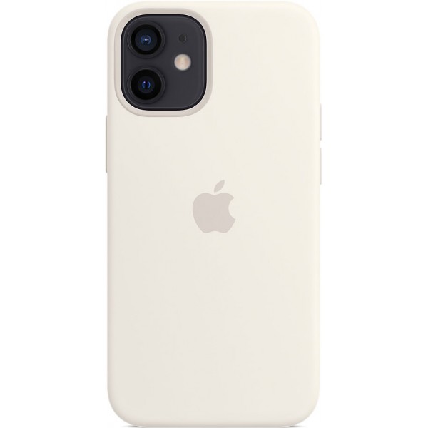 Чехол Silicone Case magsafe качество Lux для iPhone 12 mini белый