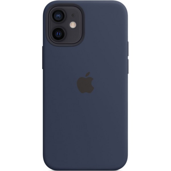 Чехол Silicone Case magsafe качество Lux для iPhone 12 mini темно-синий
