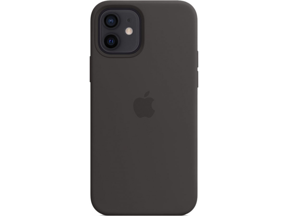 Чехол Silicone Case magsafe качество Lux для iPhone 12/12 Pro черный в Тюмени