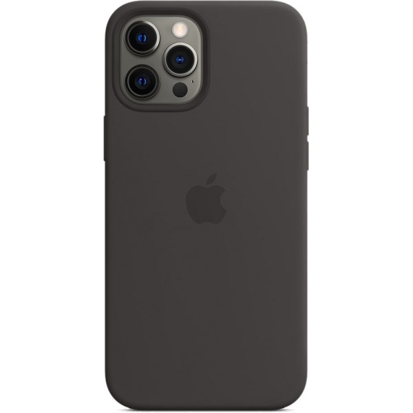 Чехол Silicone Case magsafe качество Lux для iPhone 12 Pro Max черный