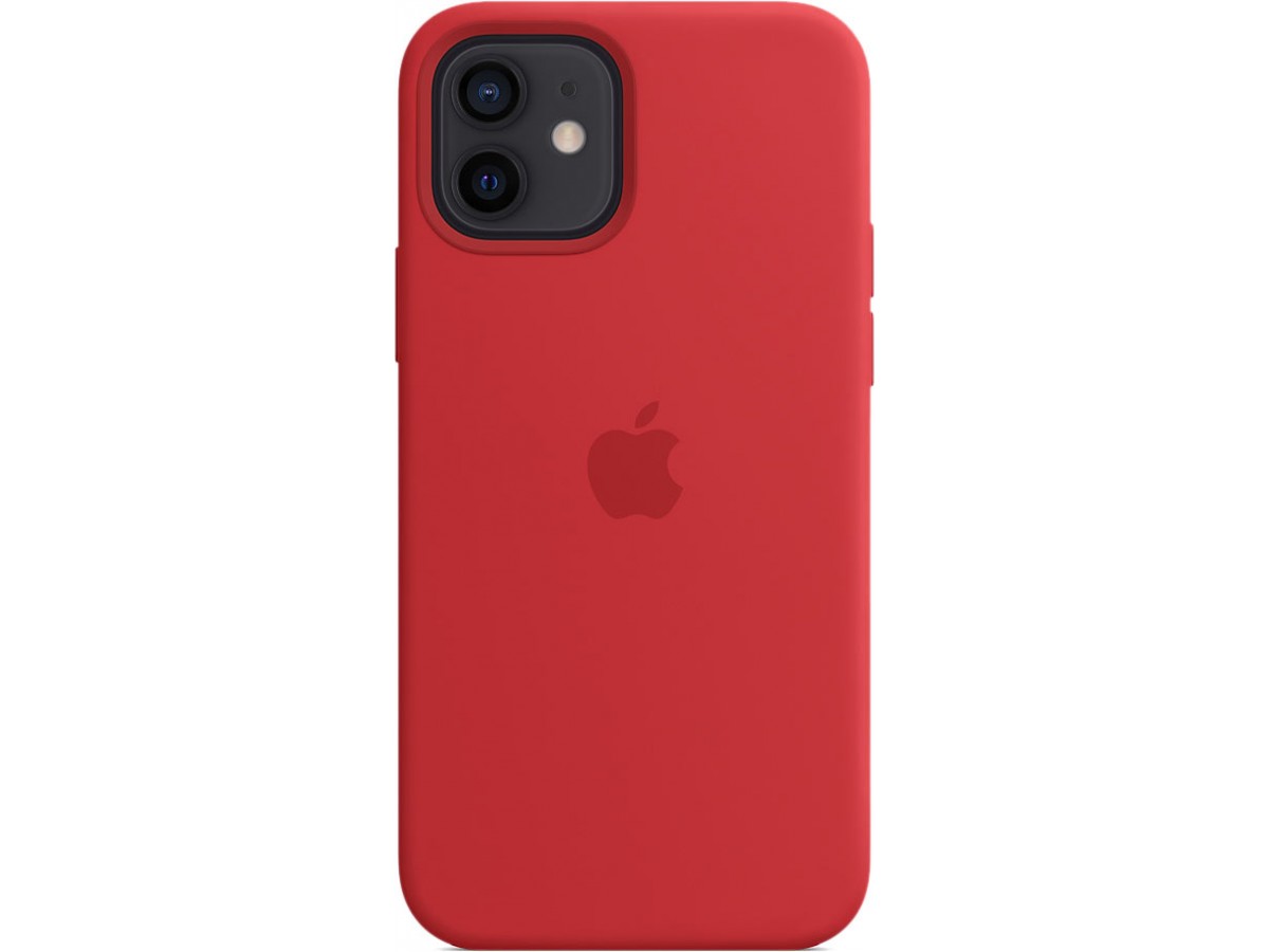 Чехол Silicone Case magsafe качество Lux для iPhone 12/12 Pro красный в Тюмени