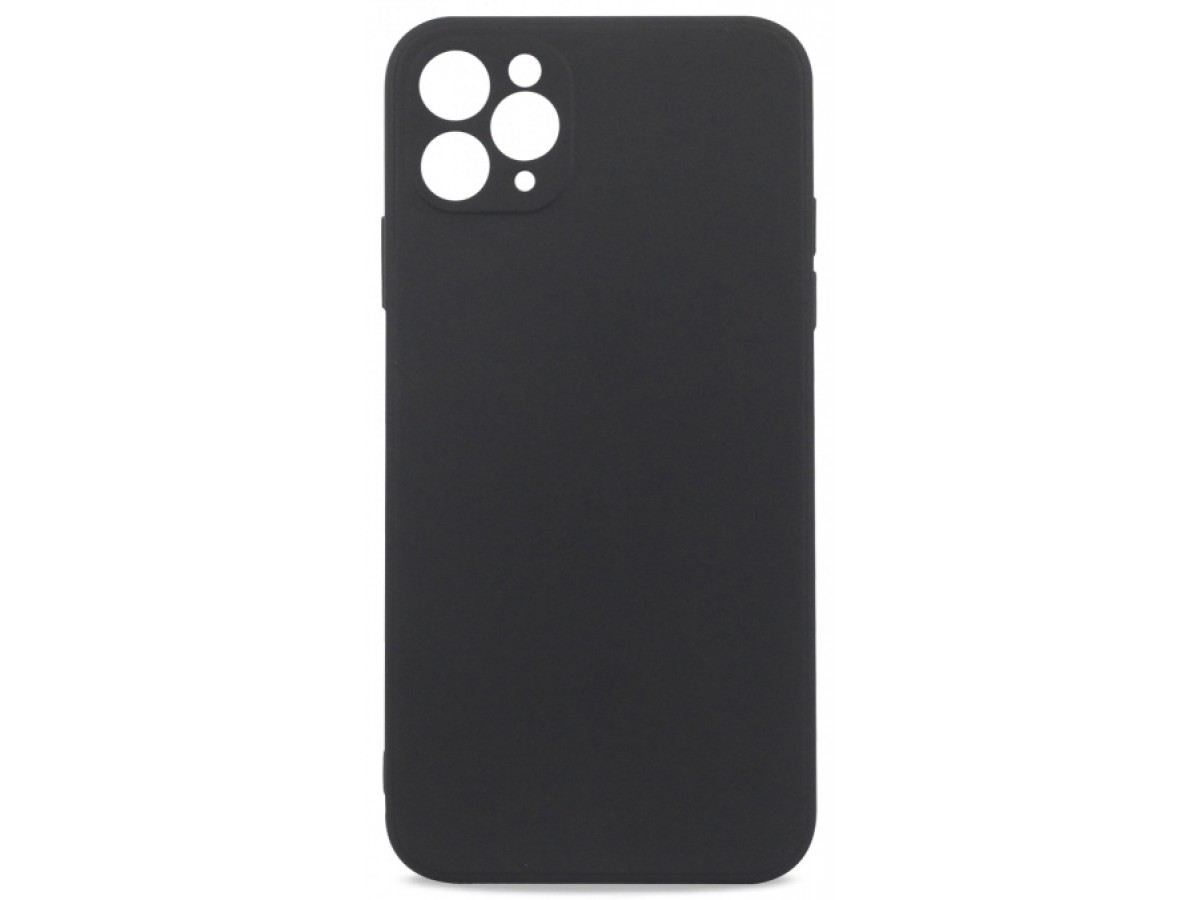 Чехол матовый Safe Camera для iPhone 11 Pro Max силиконовый черный