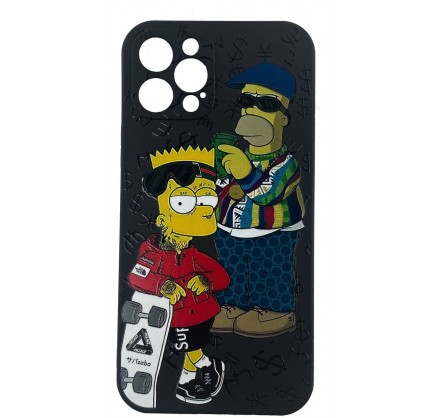 Чехол Fashn Homer and Bart для iPhone 12 Pro Max с прин...