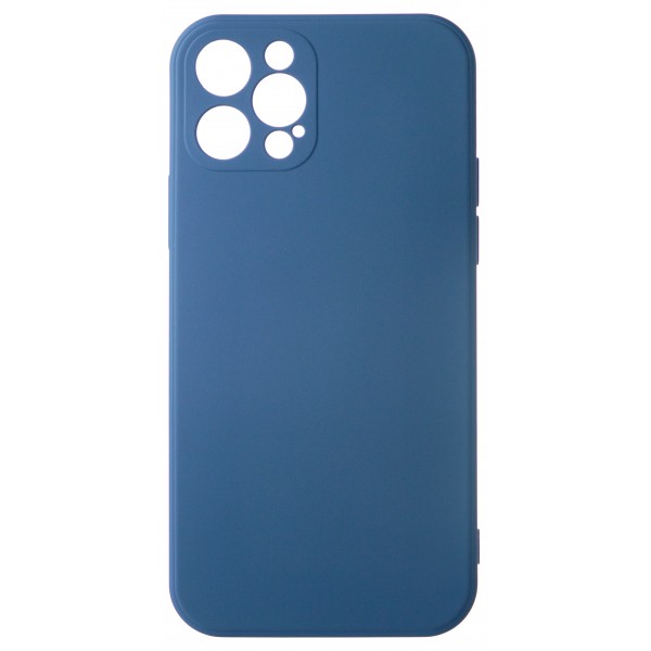 Чехол Soft-Touch для iPhone 12 Pro темно-синий