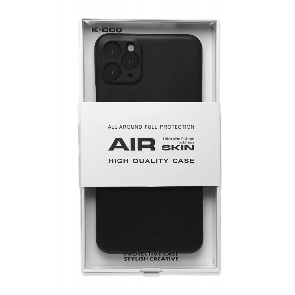 Чехол K-DOO Air Skin для iPhone 12 ультратонкий черный