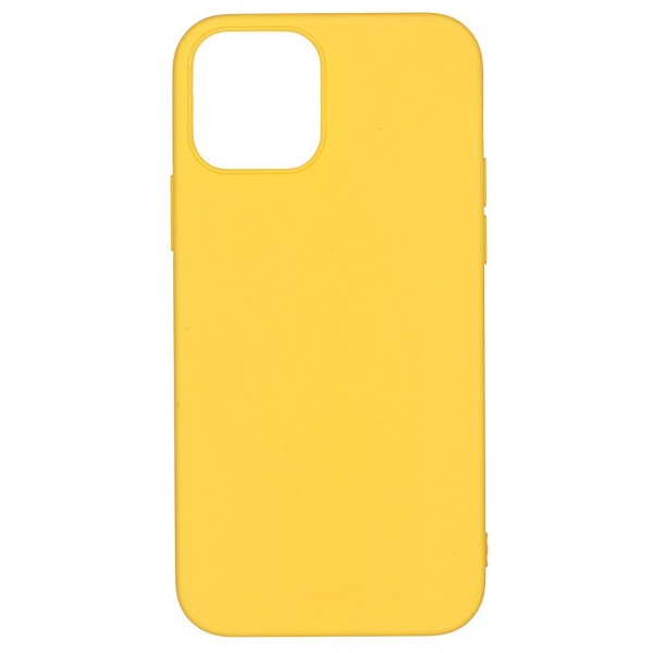 Чехол Soft-Touch для iPhone 12/12 Pro желтый