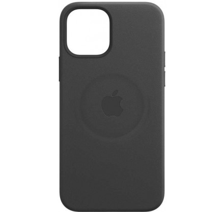 Чехол Leather Case magsafe для iPhone 12 Mini черный