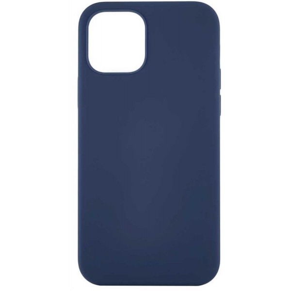 Чехол Soft-Touch для iPhone 12 Mini темно-синий