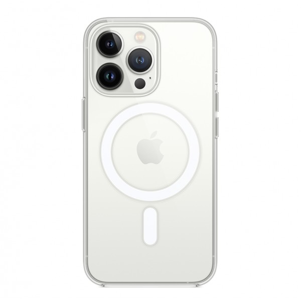 Чехол TOTU прозрачный MagSafe для iPhone 13 Pro силиконовый белый