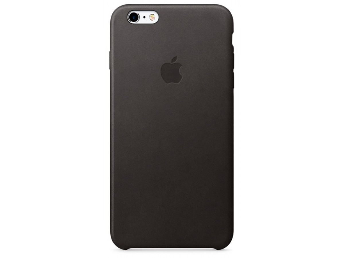 Чехол Leather Case для iPhone 6 Plus/6S Plus черный