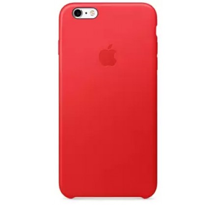 Чехол Leather Case для iPhone 6 Plus/6S Plus красный