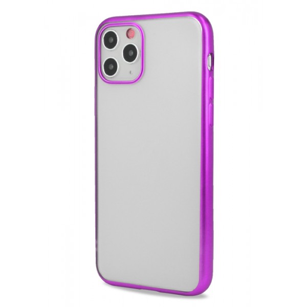 Чехол snazzy хром для iPhone 11 Pro матовый пурпурный