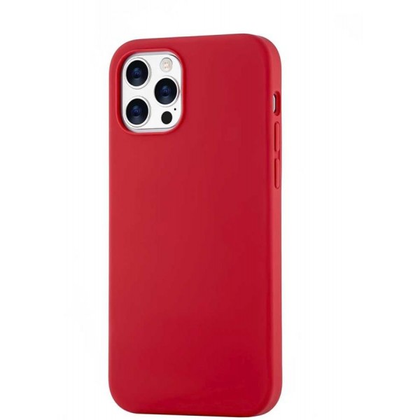 Чехол Soft-Touch для iPhone 12 Pro Max красный