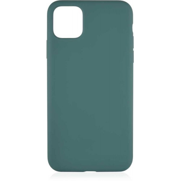 Чехол Soft-Touch для iPhone 12 Pro Max темно-зеленый