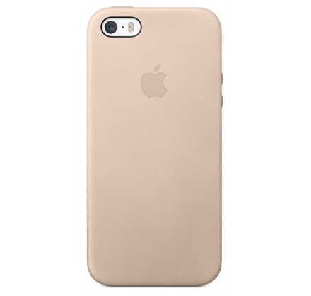 Чехол Leather Case для iPhone 5/5s/SE розовый
