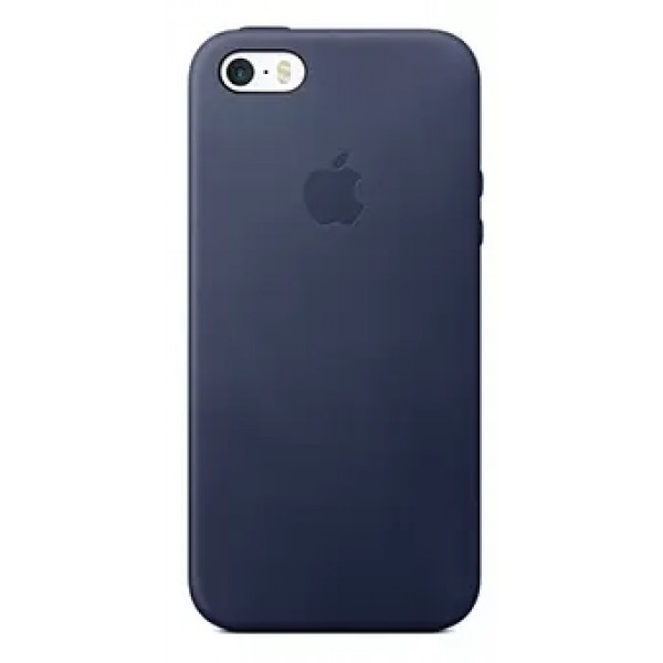 Чехол Leather Case для iPhone 5/5s/SE синий