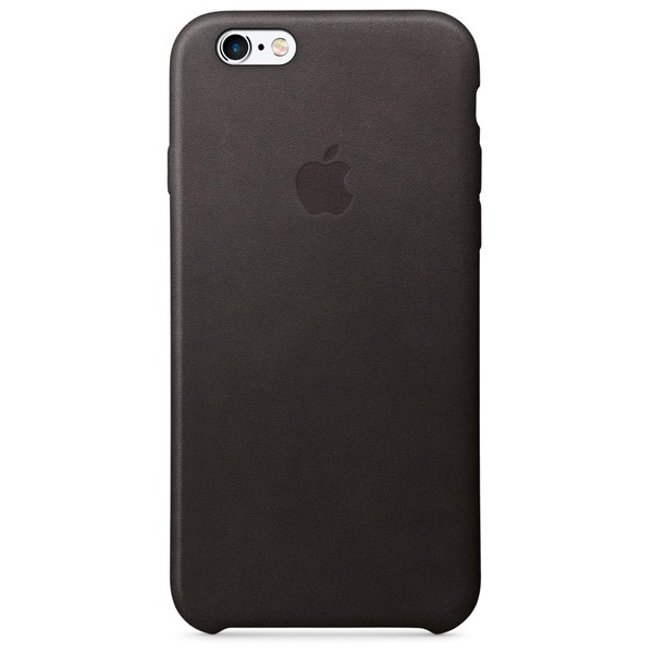 Чехол Leather Case для iPhone 6/6S черный