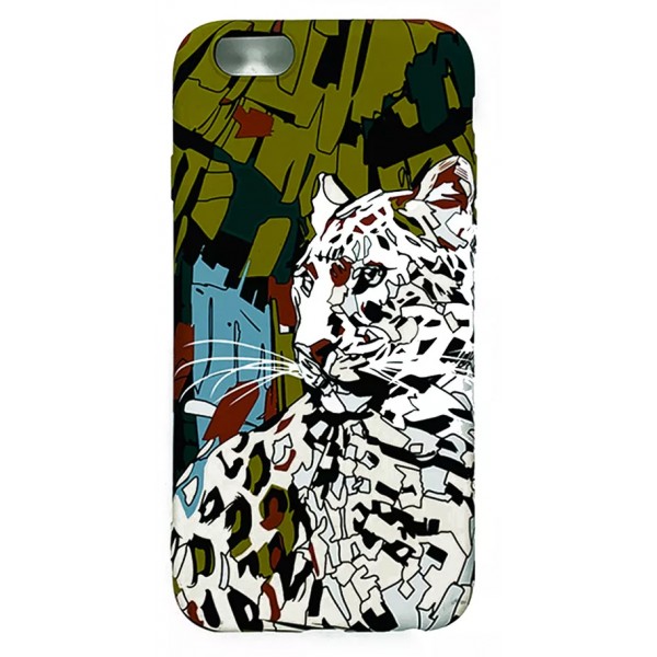 Чехол Luxo леопард для iPhone 6/6S с принтом силиконовый L31