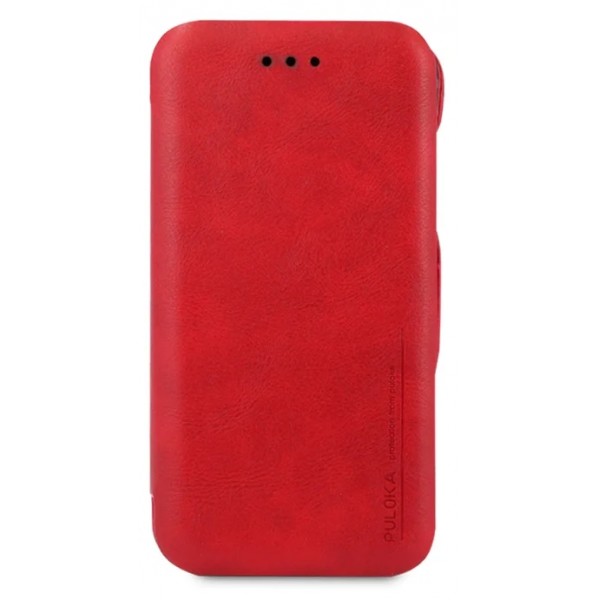 Чехол-книжка Puloka iPhone 7 Plus/8 Plus на магните красная