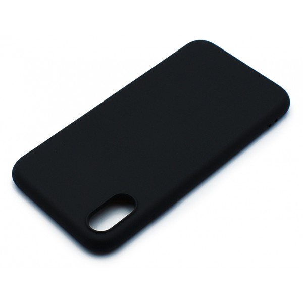Чехол Soft-Touch для iPhone X/XS черный