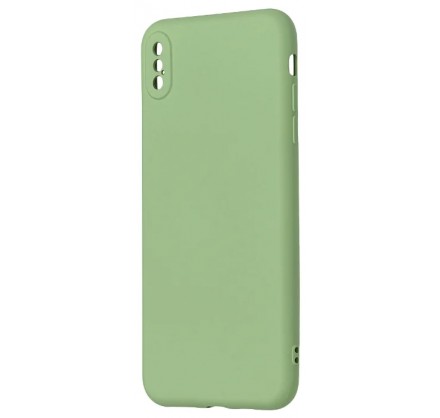 Чехол Soft-Touch для iPhone Xs Max зеленый