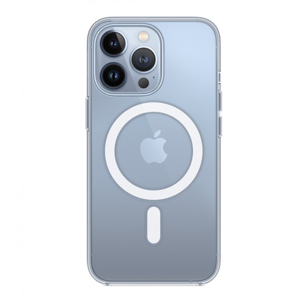 Чехол TOTU прозрачный MagSafe для iPhone 13 Pro Max силиконовый белый
