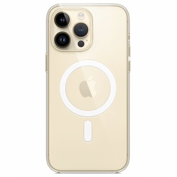 Чехол TOTU прозрачный MagSafe для iPhone 14 Pro Max силиконовый белый