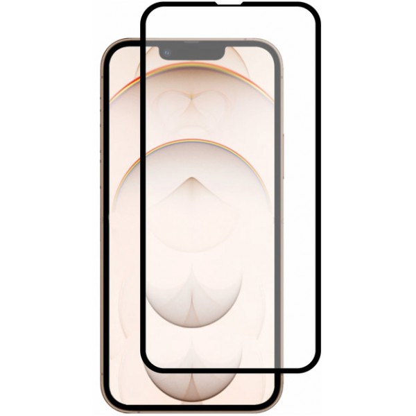 Защитное стекло Remax 3D для iPhone 13 Pro Max/14 Plus черное Full Glue