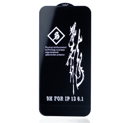 Защитное стекло 3D Rinbo для iPhone 13/13Pro черное Ful...