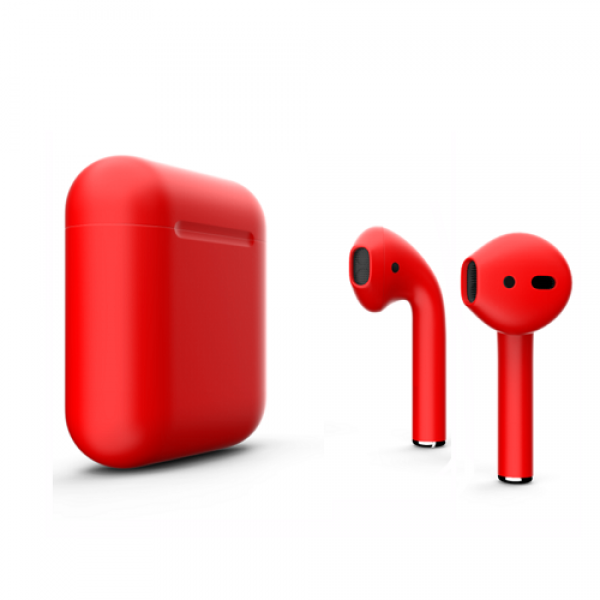 Apple AirPods 2-го поколения (красные)