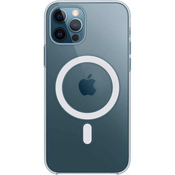 Чехол прозрачный MagSafe для iPhone 12/12 Pro силиконовый
