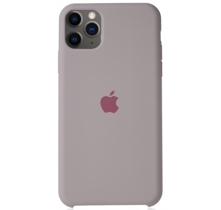 Чехол Silicone Case для iPhone 11 Pro Max бледно-лиловы...