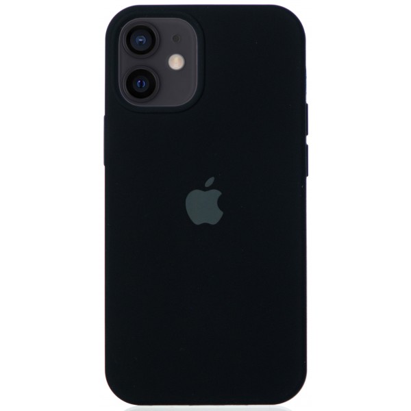 Чехол Silicone Case для iPhone 12 mini черный