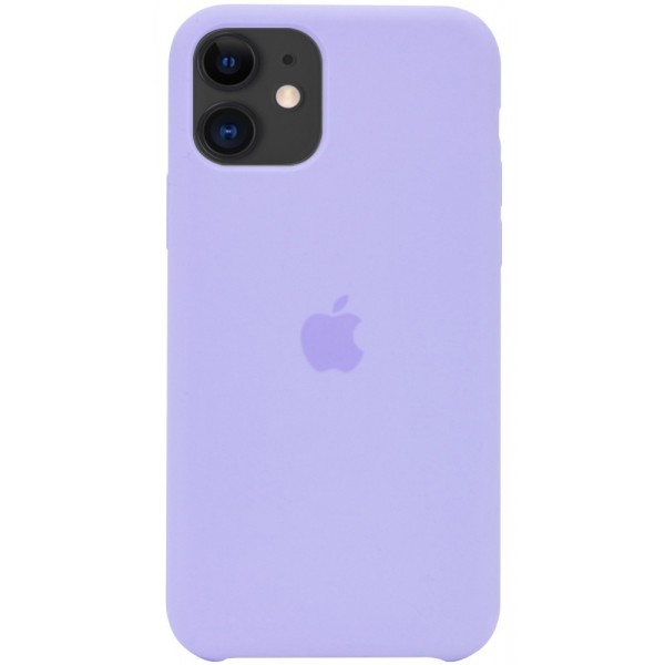 Чехол Silicone Case для iPhone 12 mini лавандовый