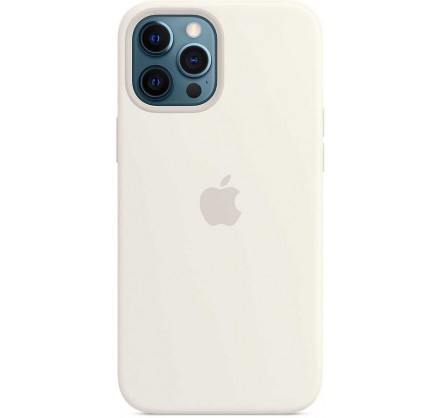 Чехол Silicone Case для iPhone 12 Pro Max белый