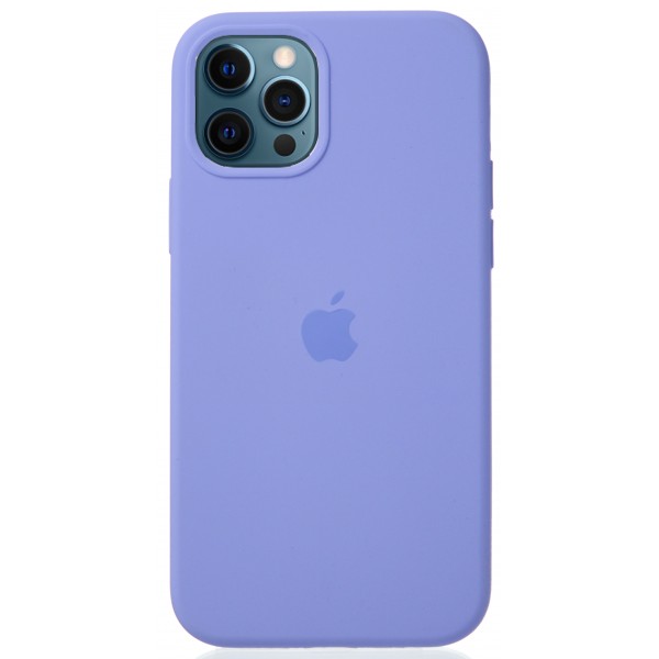 Чехол Silicone Case для iPhone 12/12 Pro лиловый