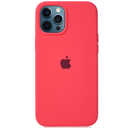 Чехол Silicone Case для iPhone 12 Pro Max розовый цитру...