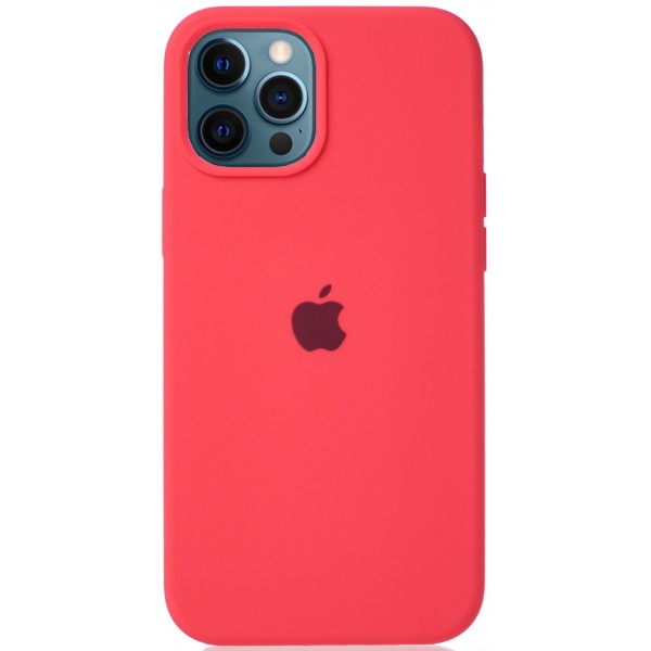 Чехол Silicone Case для iPhone 12 Pro Max розовый цитрус