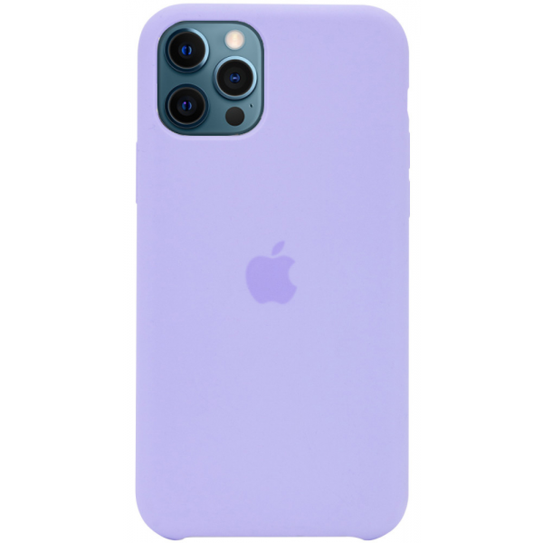Чехол Silicone Case для iPhone 12/12 Pro лавандовый