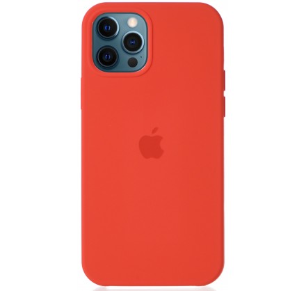 Чехол Silicone Case для iPhone 12/12 Pro оранжевый