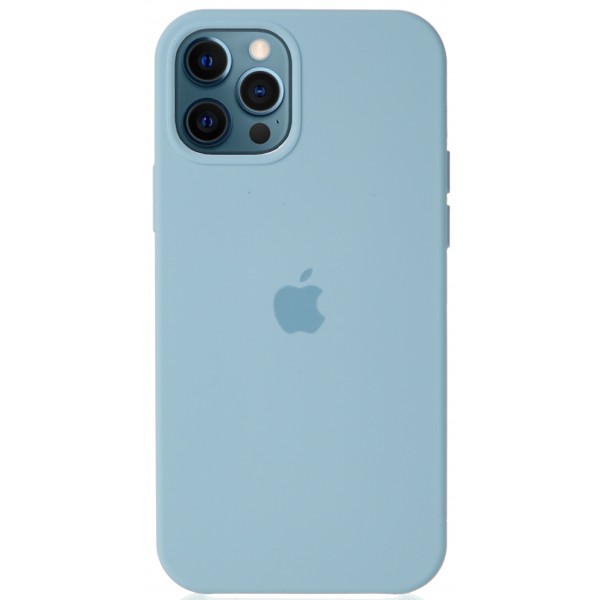 Чехол Silicone Case для iPhone 12/12 Pro светло-голубой