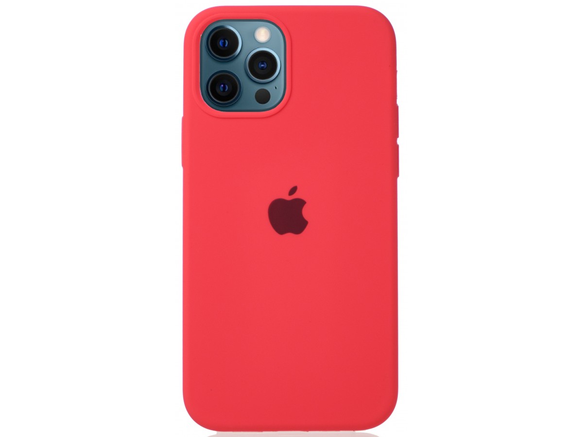 Чехол Silicone Case для iPhone 12/12 Pro розовый цитрус в Тюмени