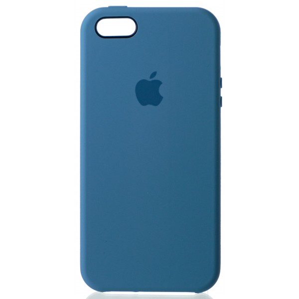 Чехол Silicone Case для iPhone 5/5s/SE голубой