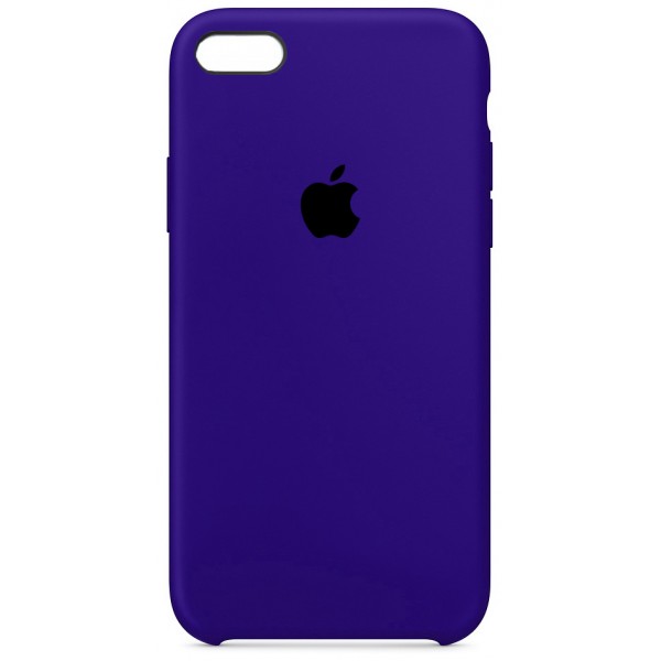 Чехол Silicone Case для iPhone 5/5s/SE темно-фиолетовый
