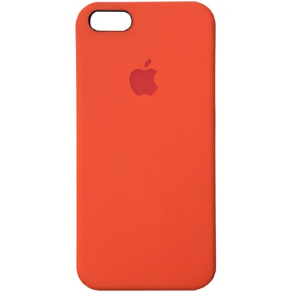 Чехол Silicone Case для iPhone 5/5s/SE оранжевый